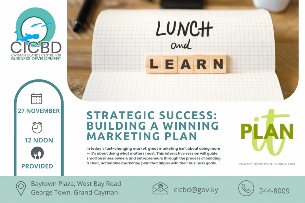 Lunch and Learn - Strategic Success: Building A Winning Marketing Plan