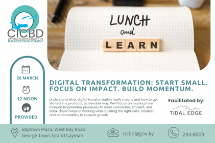 Lunch and Learn - Digital Transformation: Start Small. Focus on Impact. Build Momentum.